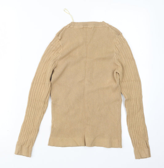 Womens UK Size 16 New Look Beige Pullover Jumper