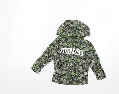 so cute Baby Green Floral  Jacket  Size 18-24 Months