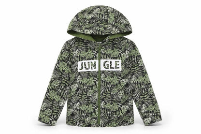 Front view of so cute Baby Green Floral Jacket, size 18-24, Months