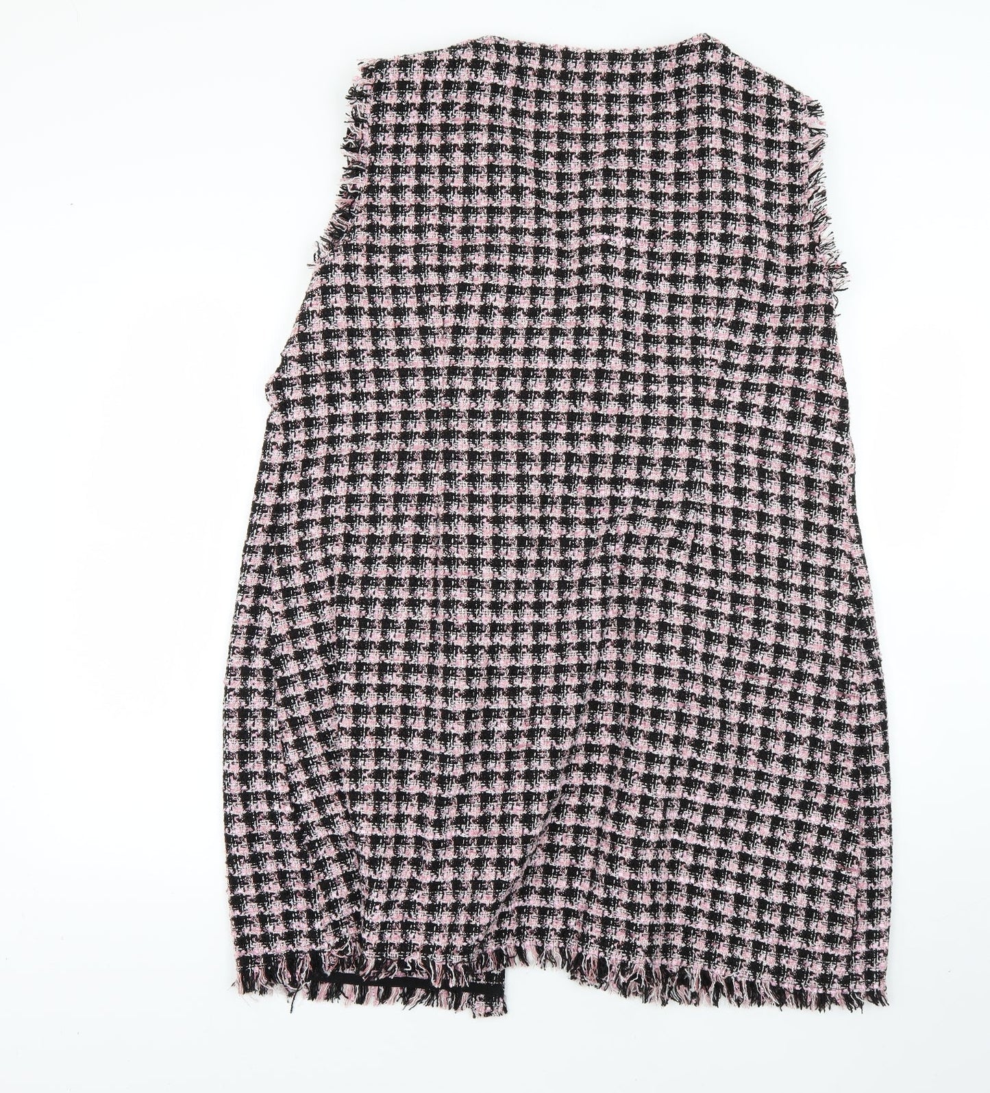 Primark Womens Multicoloured Check  Overcoat Coat Size 18