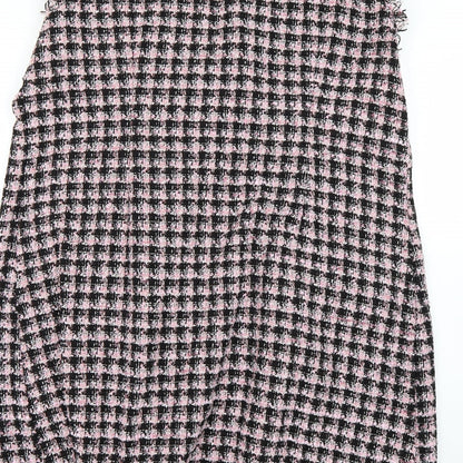 Primark Womens Multicoloured Check  Overcoat Coat Size 18