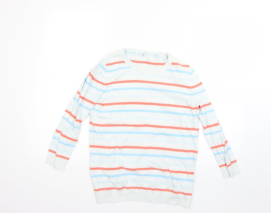 Gap Womens Multicoloured Striped  Pullover Jumper Size XS