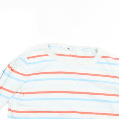 Gap Womens Multicoloured Striped  Pullover Jumper Size XS