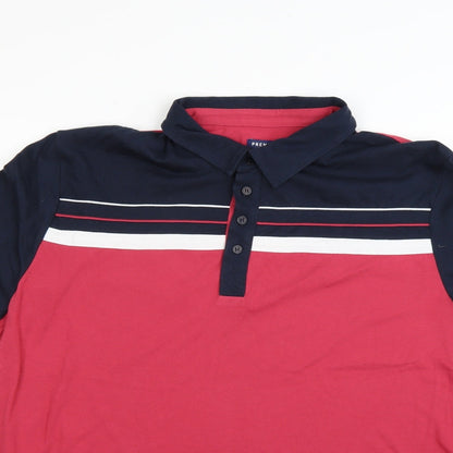 Premier Man Mens Multicoloured    Polo Size XL