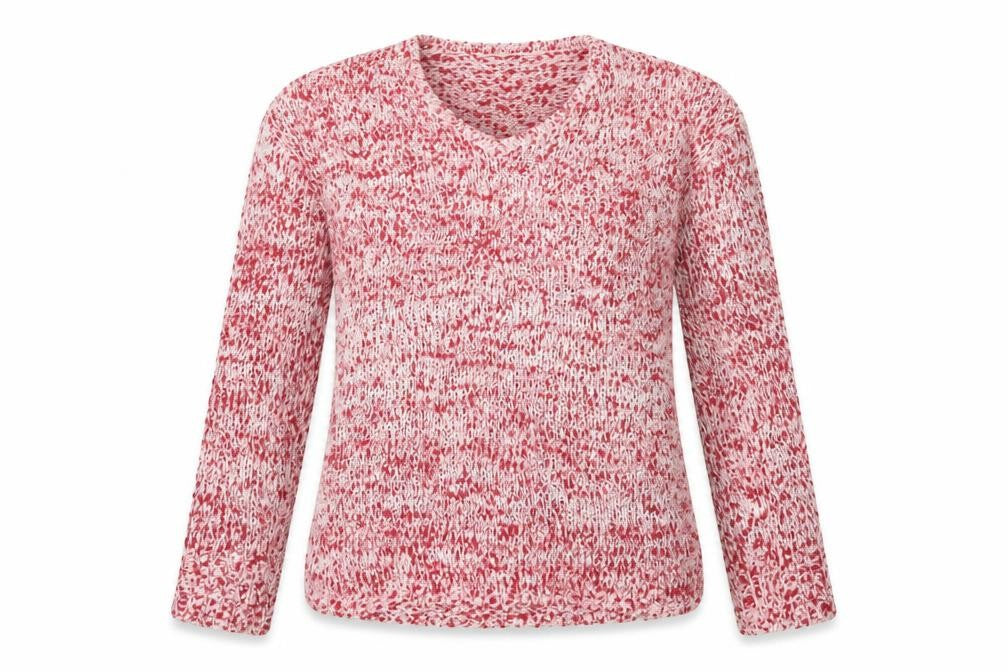 Womens UK Size M Papaya Red Pullover Jumper