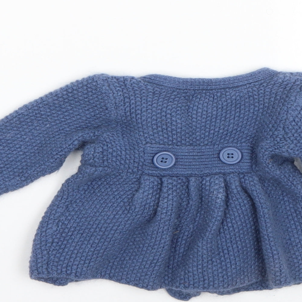 Monsoon Baby Blue   Overcoat Coat Size 0-3 Months