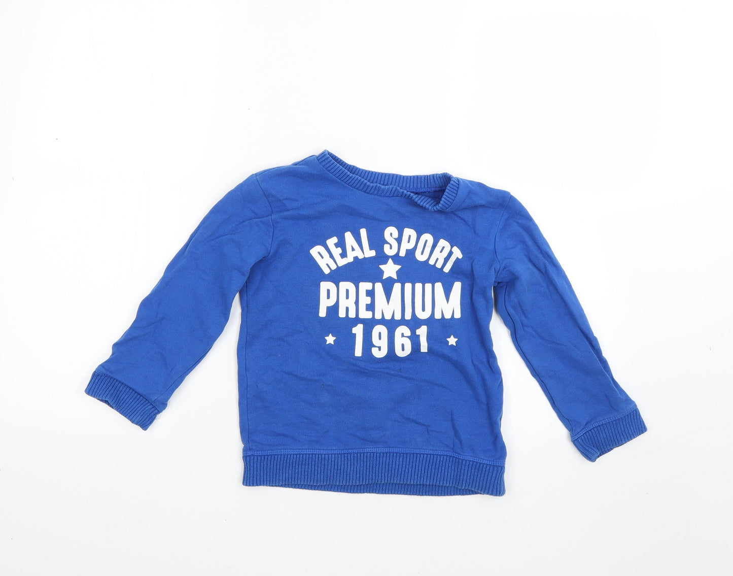 Mothercare Boys Blue   Pullover Jumper Size 6 Years