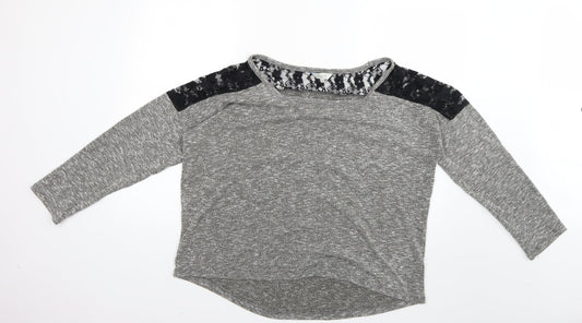 Womens UK Size 20 Peacocks Grey Pullover Jumper