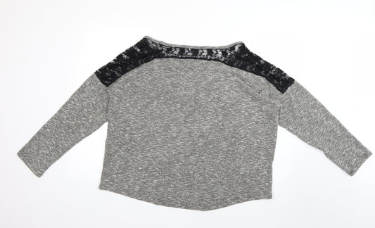 Womens UK Size 20 Peacocks Grey Pullover Jumper