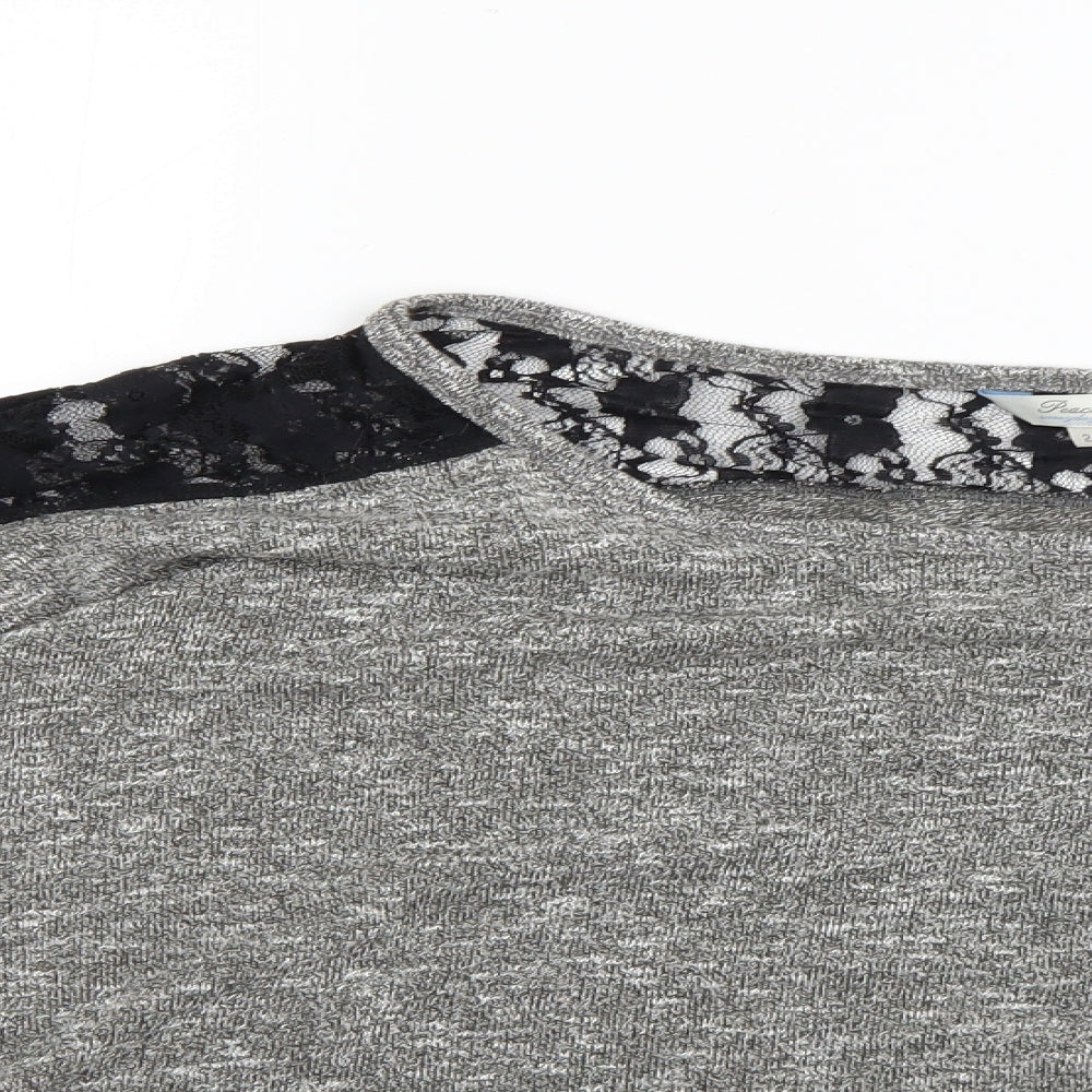 Womens UK Size 20 Peacocks Grey Pullover Jumper