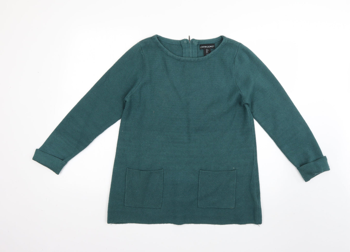 Cynthia Rowley Womens Green   Pullover Jumper Size S