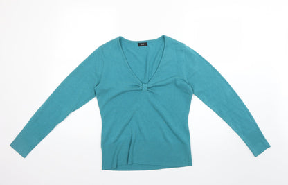 F&F Womens Blue   Pullover Jumper Size 12