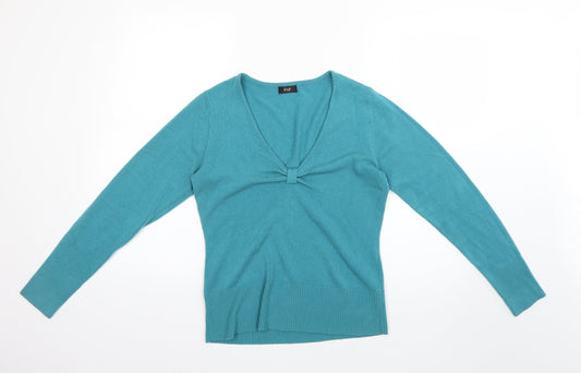 F&F Womens Blue   Pullover Jumper Size 12