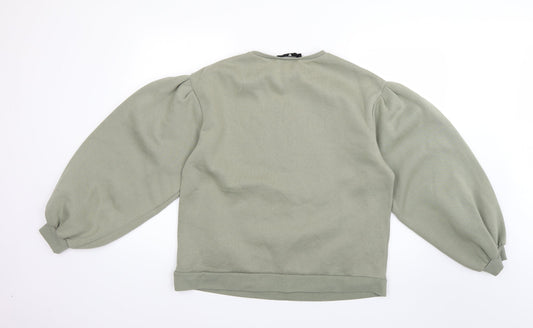 Womens UK Size 16 Very Green Pullover Jumper