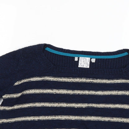 Womens UK Size 10 Preworn Blue Pullover Jumper