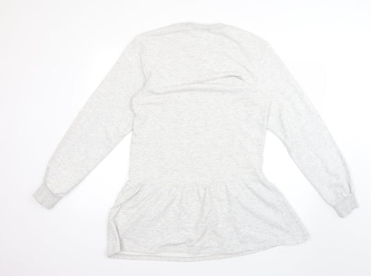 H&M Womens Grey   Jumper Dress  Size XS