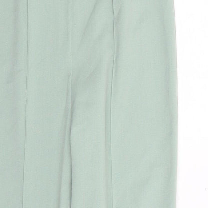 Womens UK Size 12 emma Regular Fit  Green Trousers