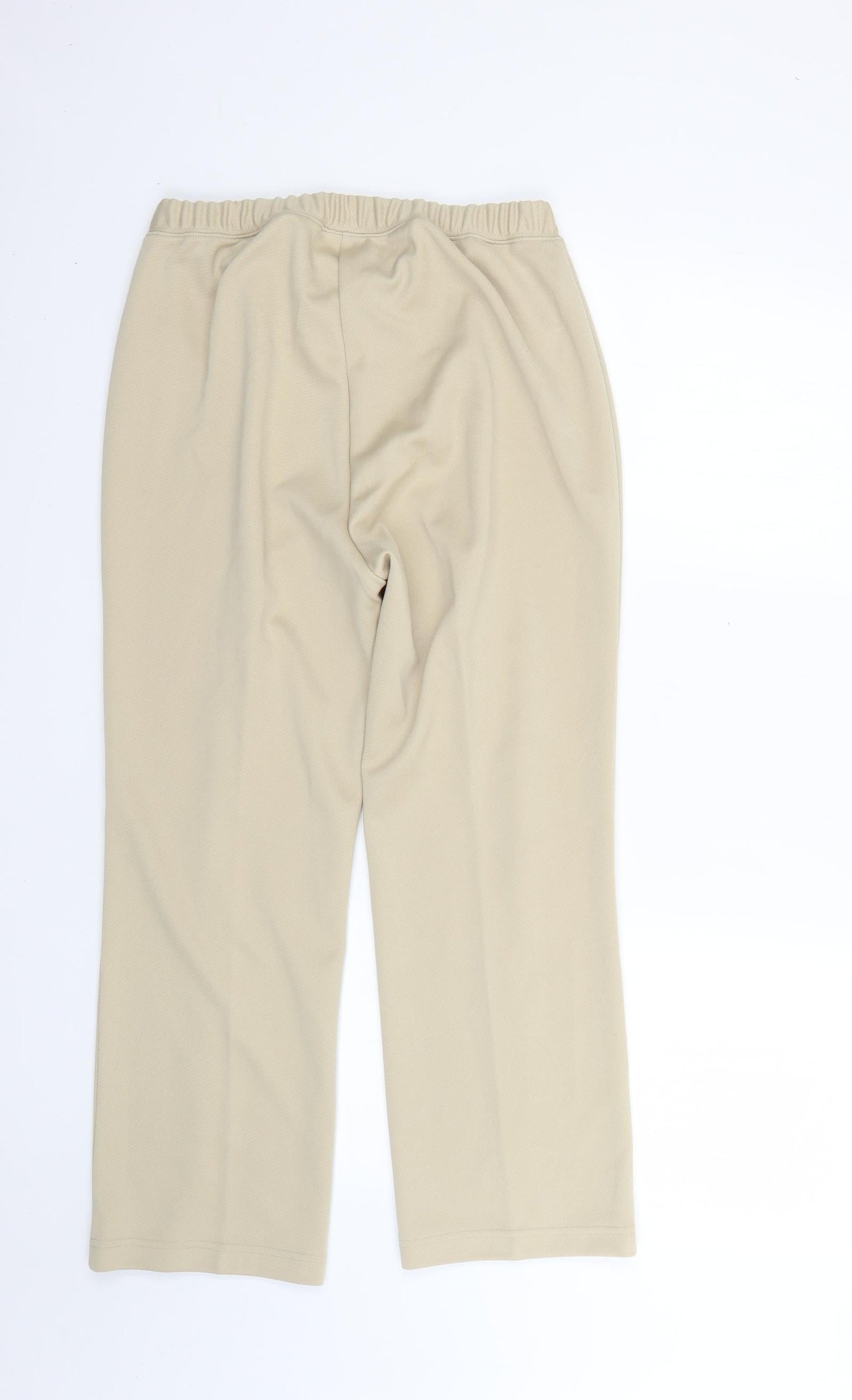 Womens UK Size 14 Damart Regular Fit  Beige Trousers