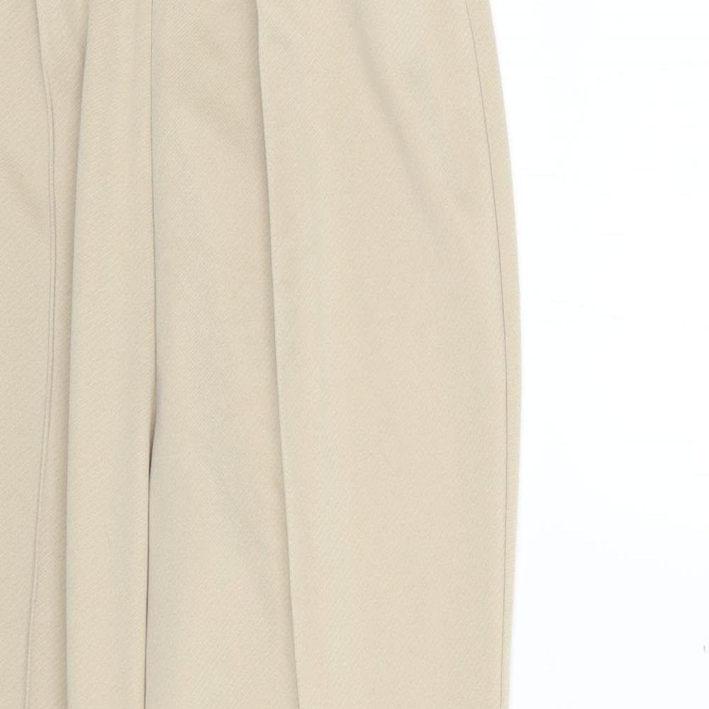 Womens UK Size 14 Damart Regular Fit  Beige Trousers