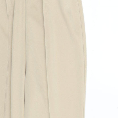 Womens UK Size 14 Damart Regular Fit  Beige Trousers