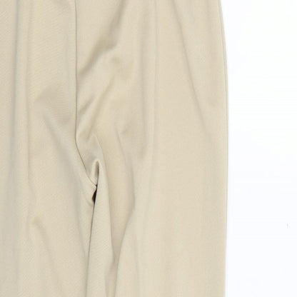 Womens UK Size 14 Damart Regular Fit  Beige Trousers