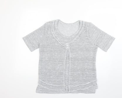 Womens UK Size XL Preworn Grey Pullover Jumper