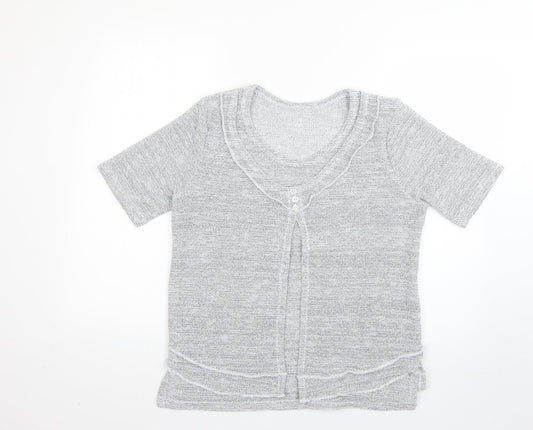 Womens UK Size XL Preworn Grey Pullover Jumper