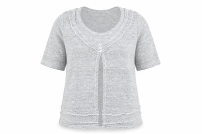 Womens UK Size XL Preworn Grey Pullover Jumper