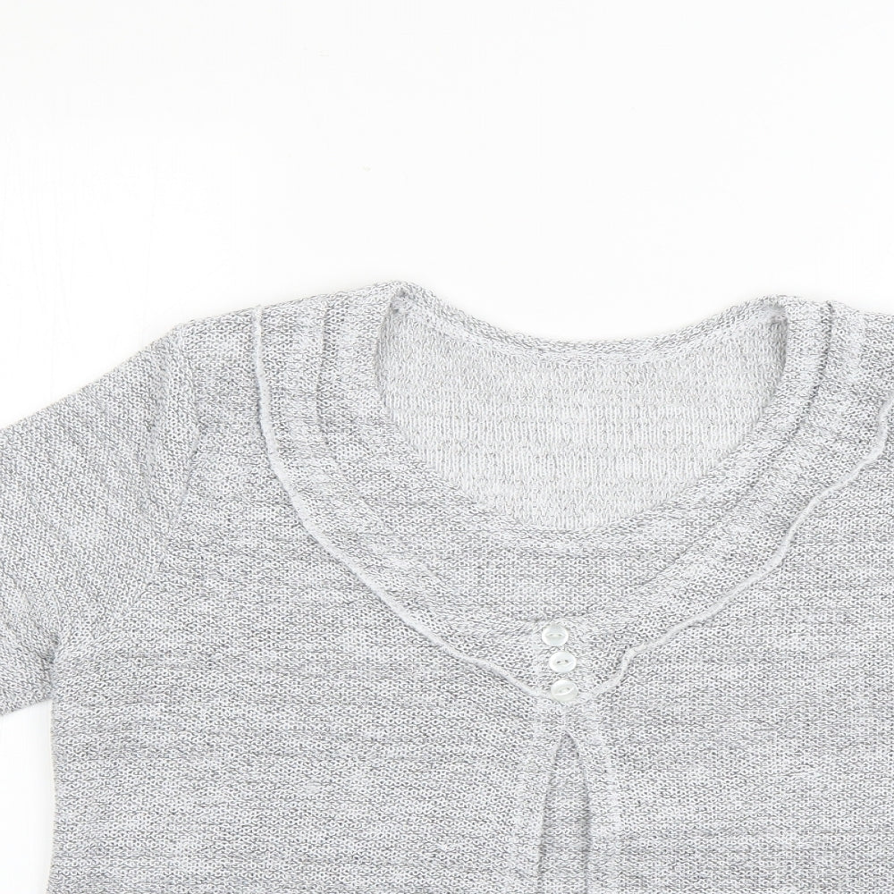 Womens UK Size XL Preworn Grey Pullover Jumper