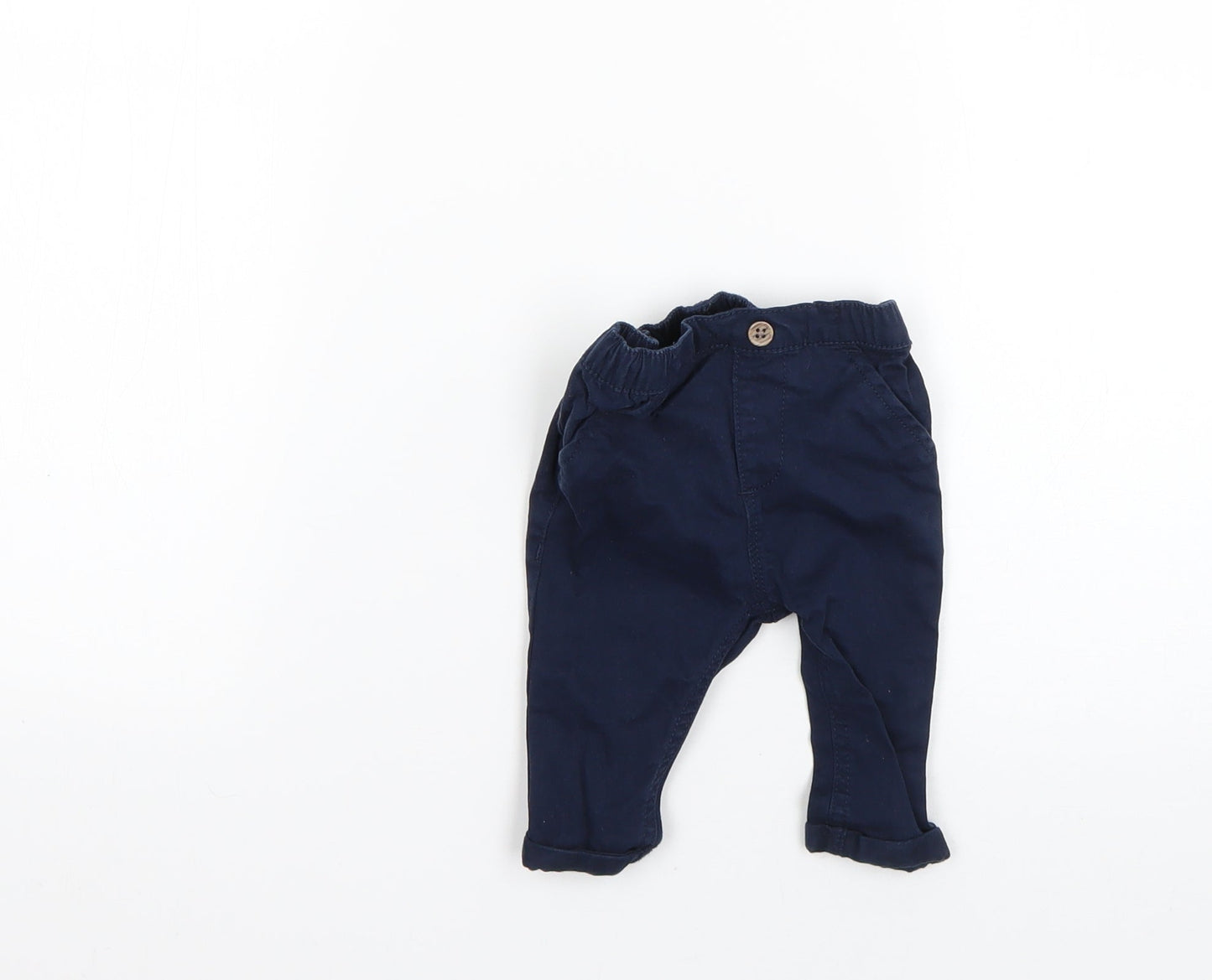 NEXT Baby Blue   Cropped Trousers Size 0-3 Months