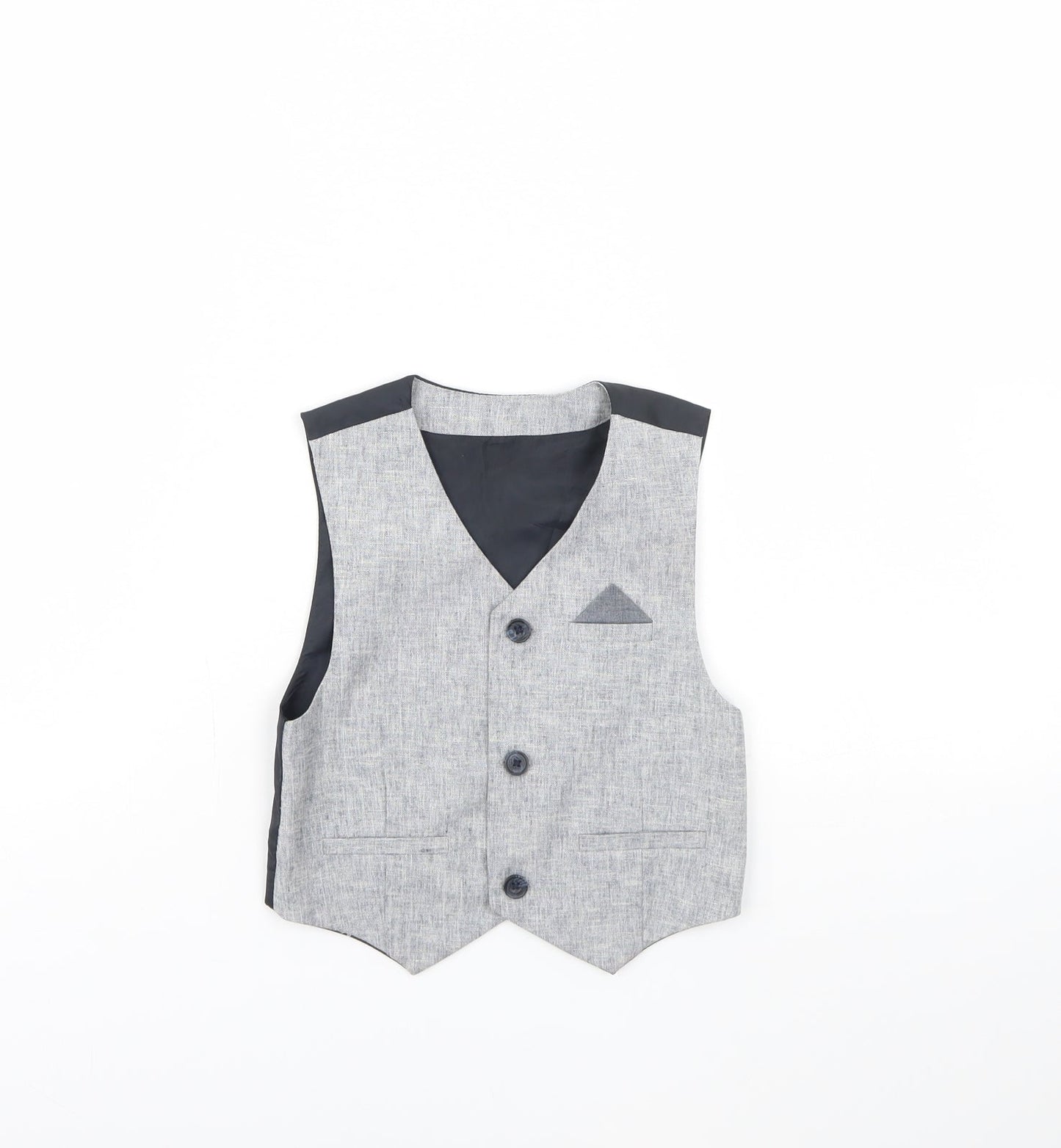 Urban rascals Baby Grey   Jacket Waistcoat Size 24 Months