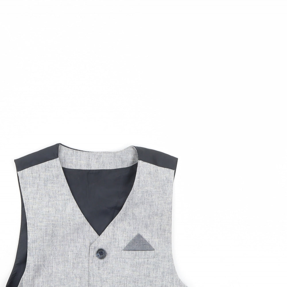 Urban rascals Baby Grey   Jacket Waistcoat Size 24 Months