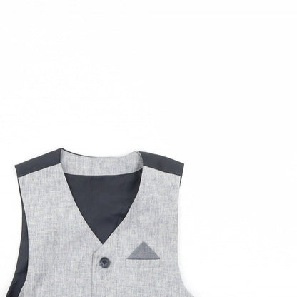 Urban rascals Baby Grey   Jacket Waistcoat Size 24 Months