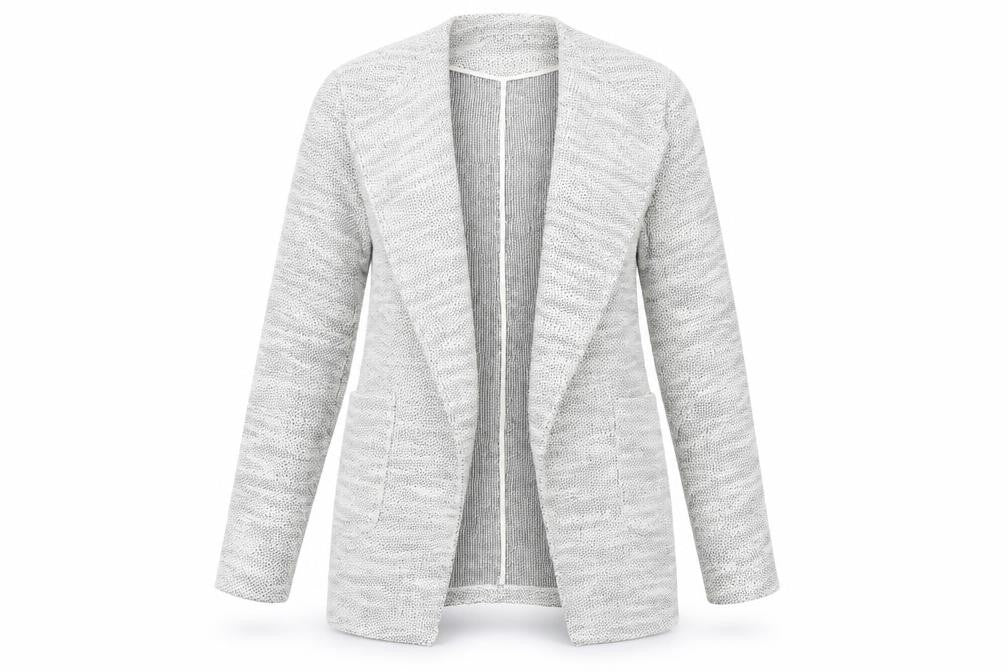 Womens UK Size 10 New Look Ivory Jacket