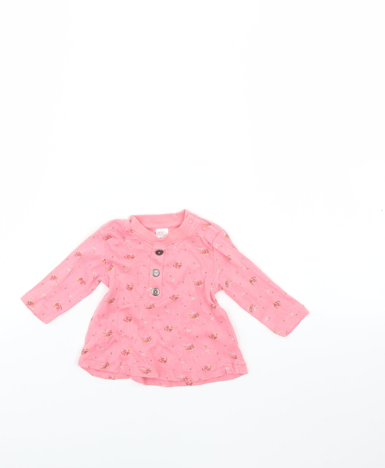 NEXT Girls Pink   Basic Blouse Size 0-3 Months
