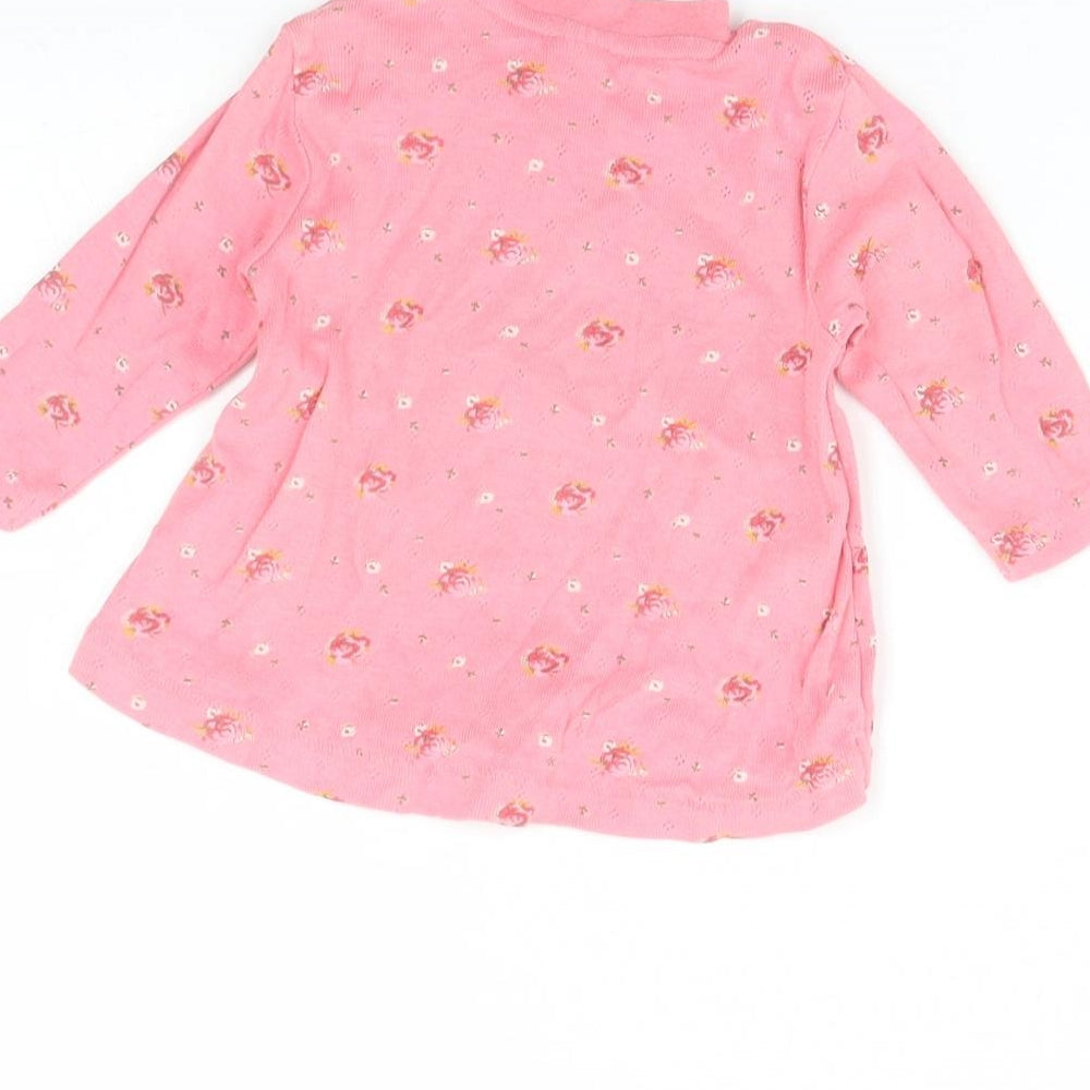 NEXT Girls Pink   Basic Blouse Size 0-3 Months