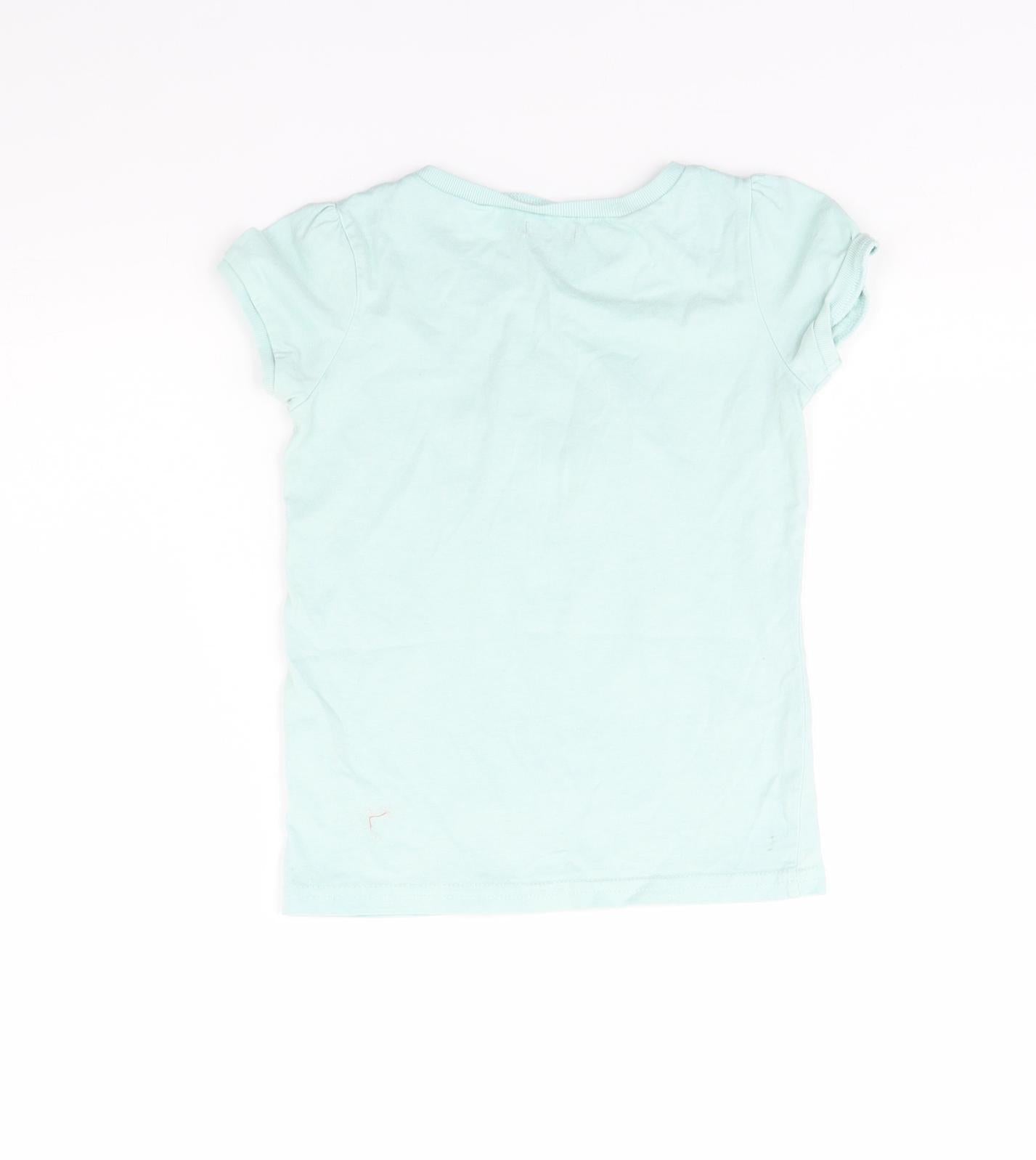 Gap  Girls Green   Basic T-Shirt Size 5 Years