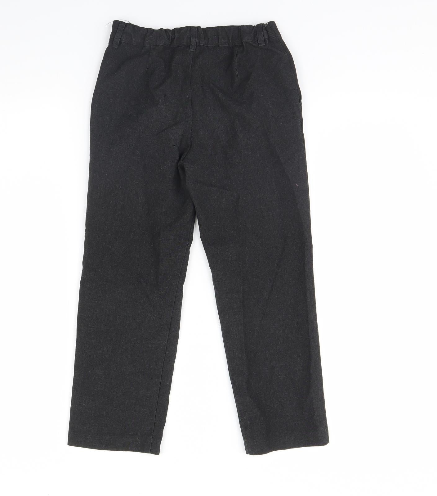 F&F Boys Black   Dress Pants Trousers Size 7 Years