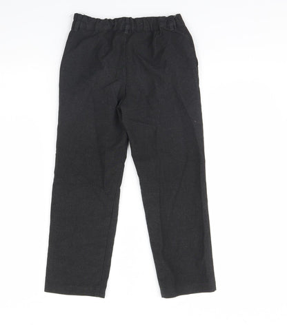 F&F Boys Black   Dress Pants Trousers Size 7 Years
