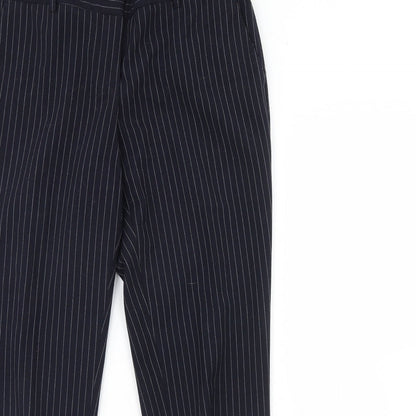 Katherine Barclay Womens Blue Striped  Trousers  Size 14 L30 in