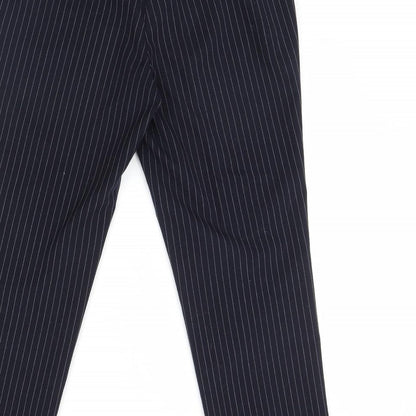 Katherine Barclay Womens Blue Striped  Trousers  Size 14 L30 in