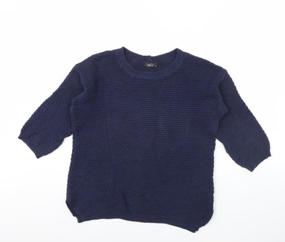 Womens UK Size 12 M&Co Blue Pullover Jumper