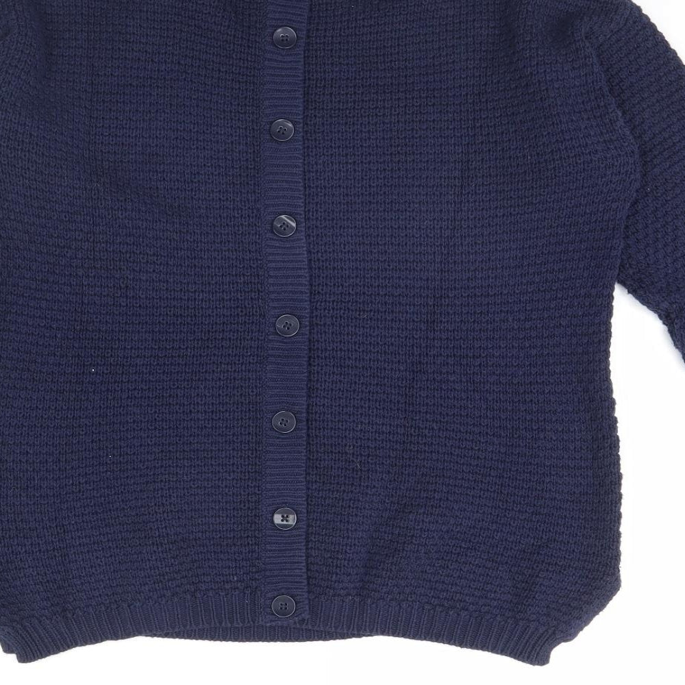 Womens UK Size 12 M&Co Blue Pullover Jumper
