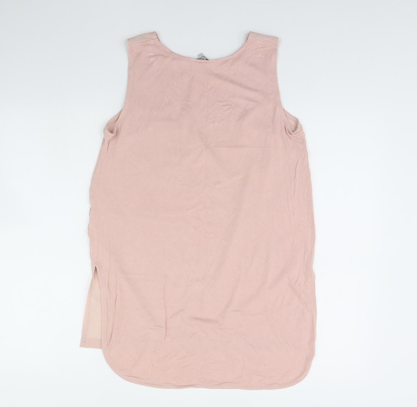 Womens UK Size 10 Peacocks Pink Basic Tank