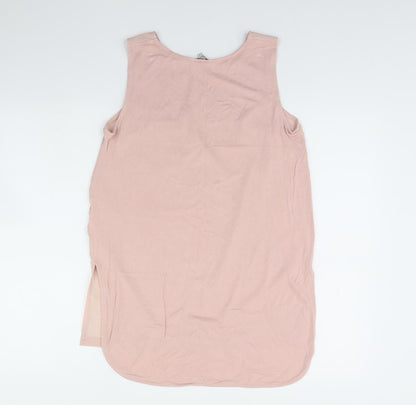Womens UK Size 10 Peacocks Pink Basic Tank