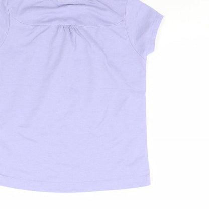 LA Gear Girls Purple   Basic T-Shirt Size 7 Years