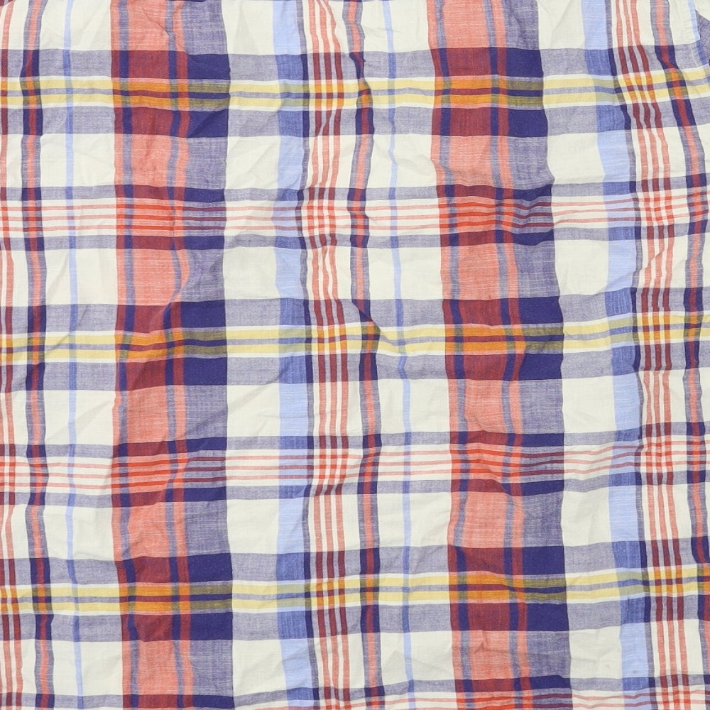 F&F Mens Multicoloured Plaid   Button-Up Size XL