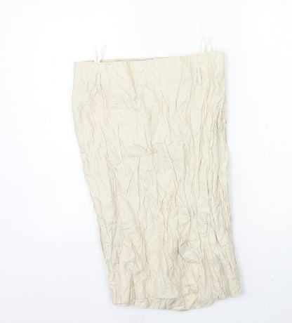 La Ligna Womens Beige   Straight & Pencil Skirt Size 10