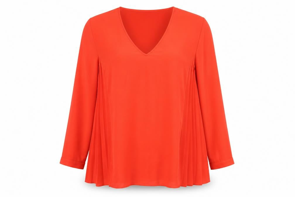 Womens UK Size 12 Matalan Red Basic Blouse