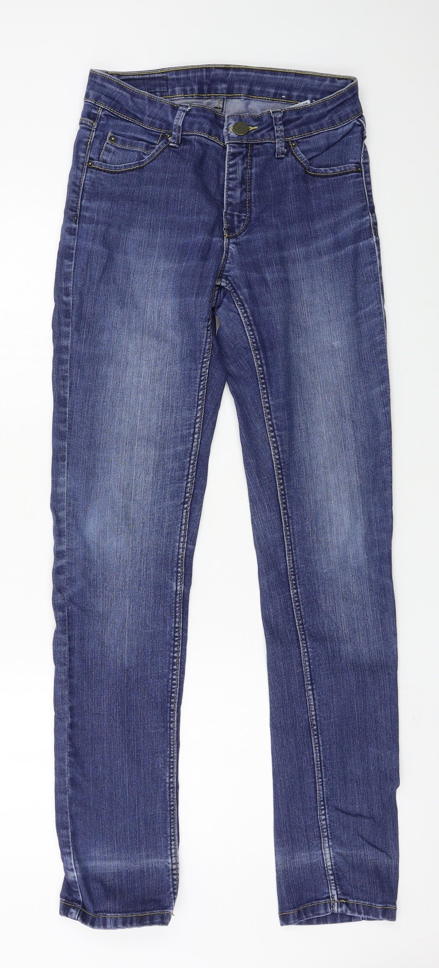Flash Jeans Womens Blue  Denim Straight Jeans Size 34 in L31 in